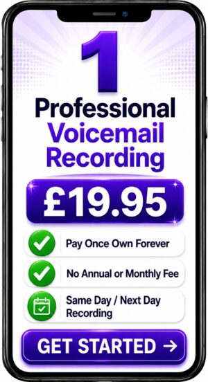 What do you call a Voicemail Greeting 3 1 Professional Voicemail Recording