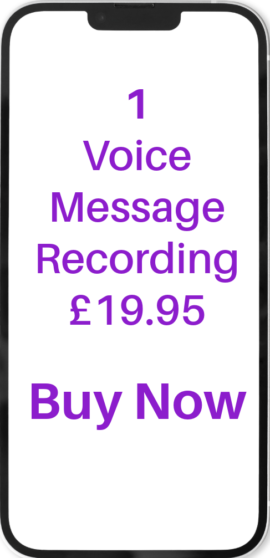 CUSTOM RECORDED VOICE MESSAGE Male Voice Spencer 11 Professional Voicemail Message