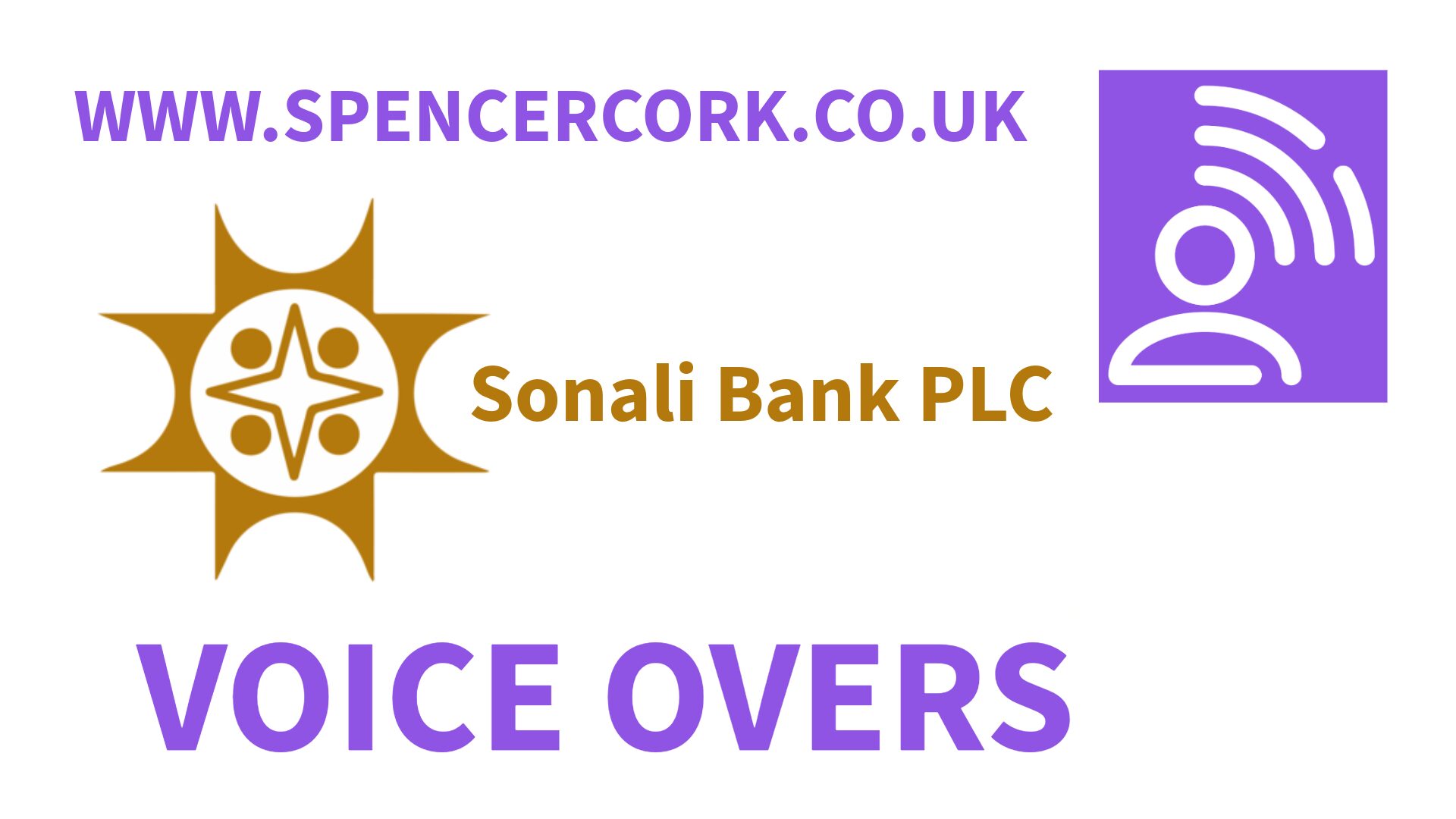 What do you call a Voicemail Greeting 18 British Voice Over for Sonali Bank PLC