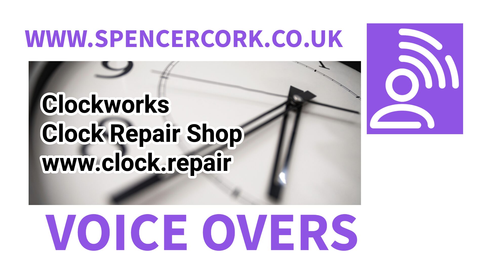 Podcast Radio Voice Over 21 Professional Voicemail for Clock Works