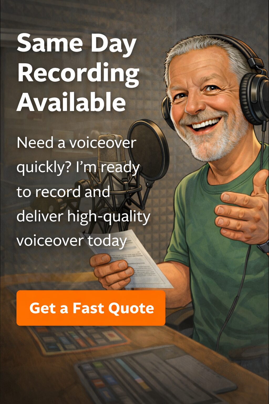 Voice Over Full of Energy 1 Get a FAST Voice Over Quote