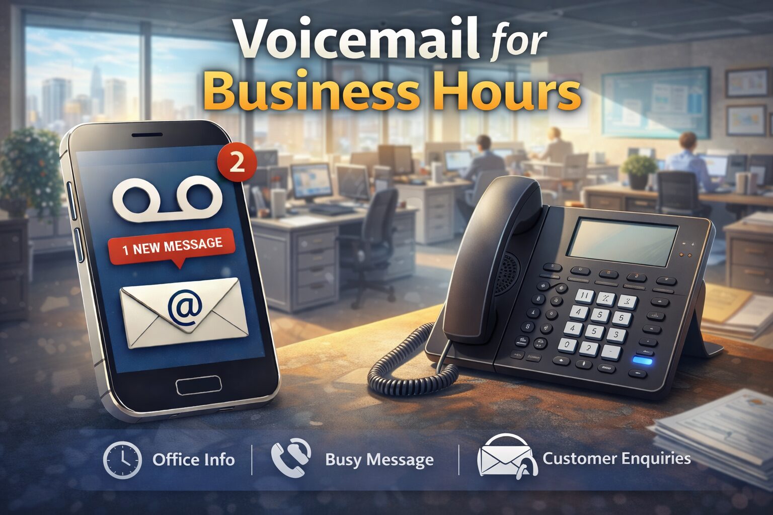 Podcast Radio Voice Over 30 Voicemail for Business Hours