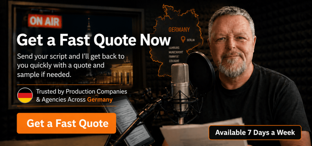 British English Voice Over Services for Germany British English Voice Over Services for Germany