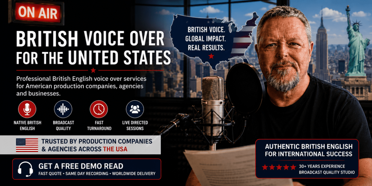British Voice Over for the United States British Voice Over for the United States