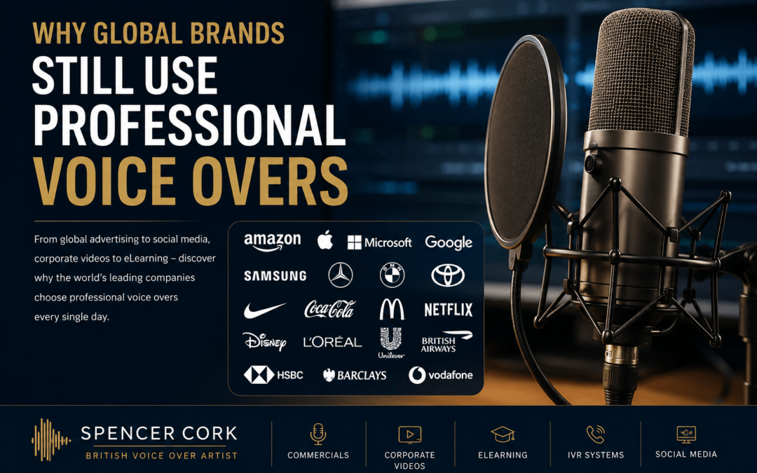 Why Global Brands Still Use Professional Voice Overs
