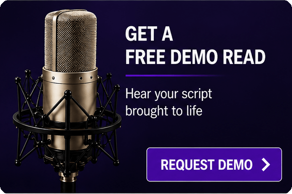 Get a Free Demo Read Free Voice Over Demo Read