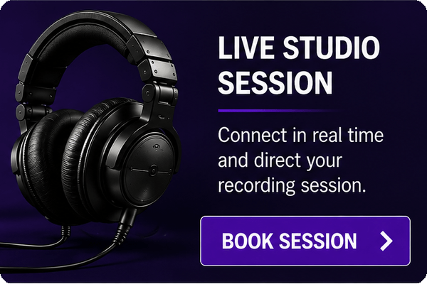 Book a Live Recording Session Book a Live Studio recording Session