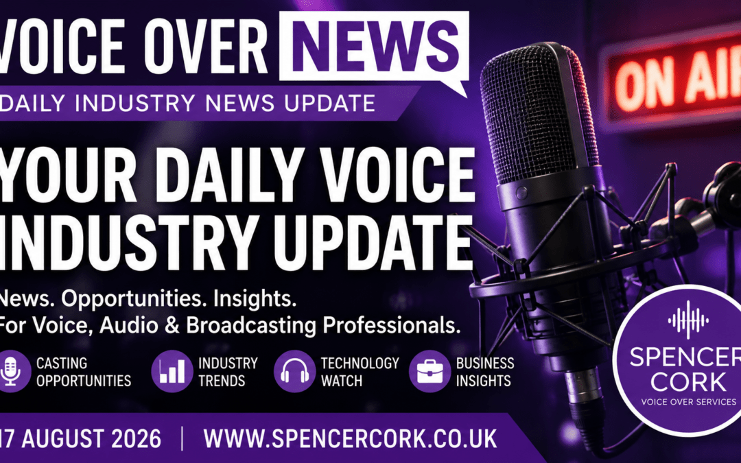 Voice Over News thumbnail about a BBC audio fault highlighting the importance of broadcast clarity