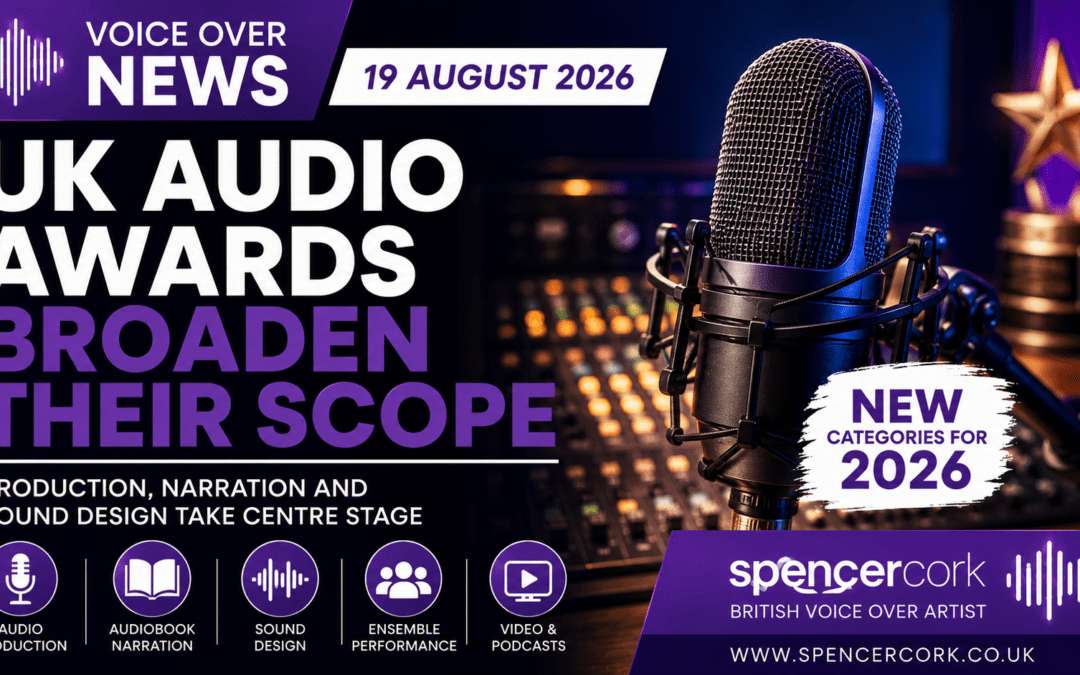 Professional studio microphone representing the expanding UK audio production industry and new Audio Production Awards categories